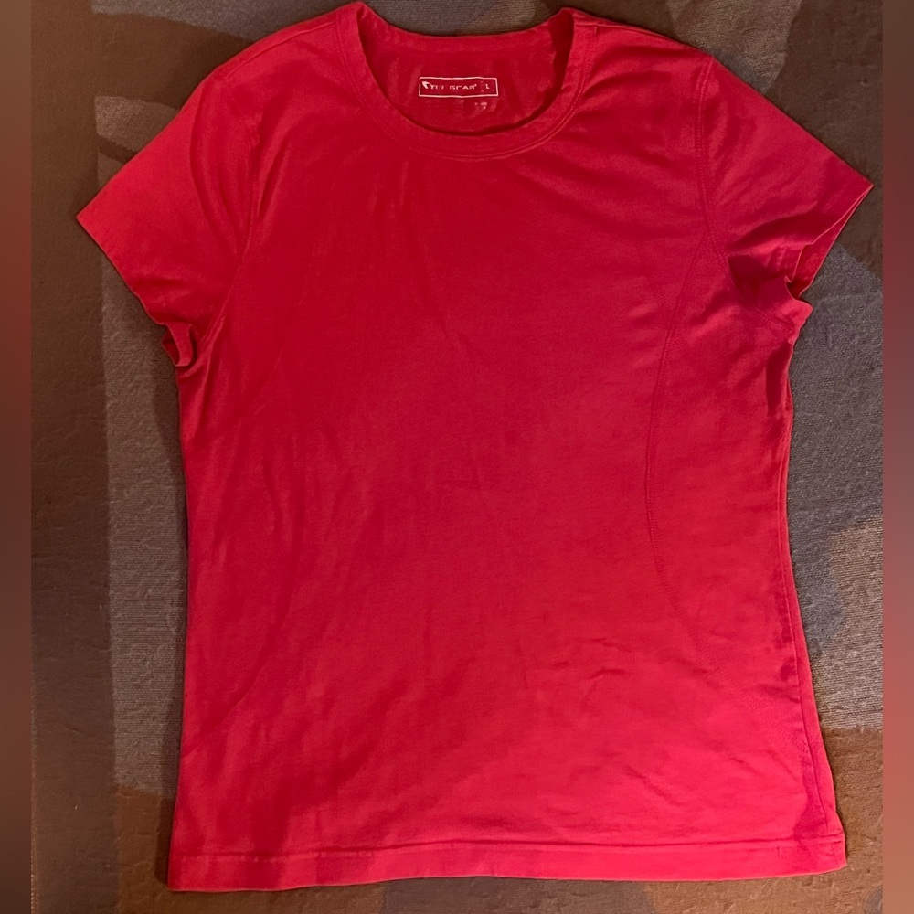 EUC Tek -Gear Coral Pink Top, L